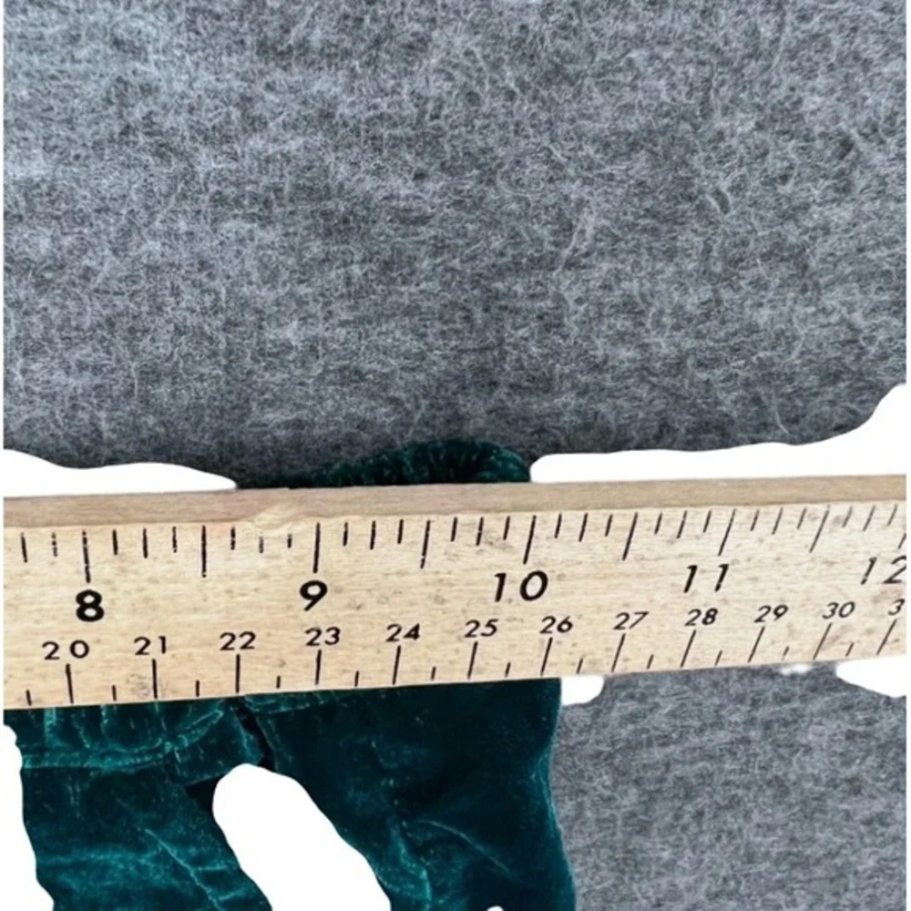 Gymboree Pants Girls Size XS 4 Green Crushed‎ Velvet Velour Pull On Jogger NWT